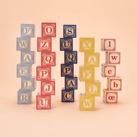 UNCLE GOOSE FRENCH ALPHABET BLOCKS