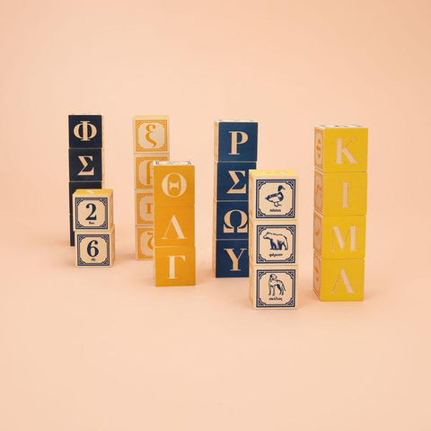 UNCLE GOOSE GREEK ALPHABET BLOCKS