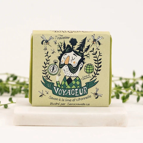 THE TRAVELER- Lime and Citronella soap
