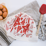 WINTER BIRDS ORGANIC TEA TOWEL