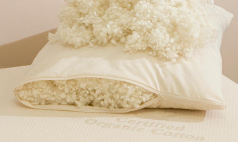 ORGANIC WOOL KNOP PILLOW