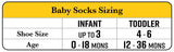 ORGANIC COTTON BABY SOCKS - 3 PACK