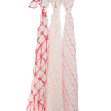 BERRY SHIBORI SWADDLE 3-PACK