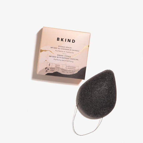 BKIND CHARCOAL KONJAC SPONGE