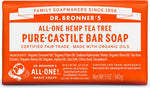DR. BRONNER'S TEA TREE CASTILE BAR SOAP