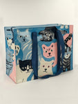 BLUE Q SHOULDER TOTE