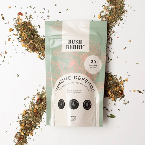 BUSH BERRY LOOSE LEAF TEA-IMMUNE DEFENSE