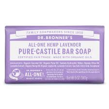 DR. BRONNER'S LAVENDER CASTILE BAR SOAP