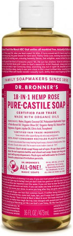 DR. BRONNER'S ROSE CASTILE SOAP