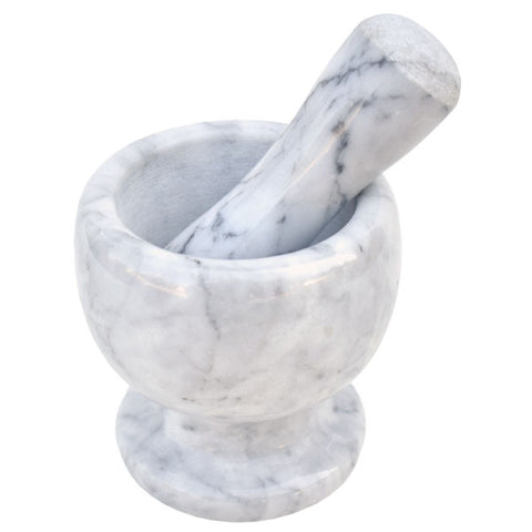 MORTAR AND PESTLE MARBLE