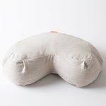 CRESCENT MEDITATION CUSHION NATURAL LINEN