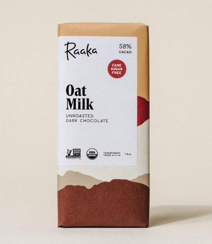 OAT MILK UNROASTED DARK CHOCOLATE