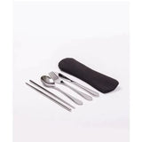 ONYX STAINLESS STEEL 4 PIECE TRAVEL CUTLERY