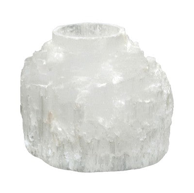 SELENITE CANDLE HOLDER