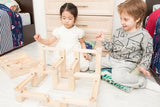 SLIDES WOODEN MARBLE RUN