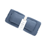 ORGANIC GAUZE TOWEL SET/Grey Blue